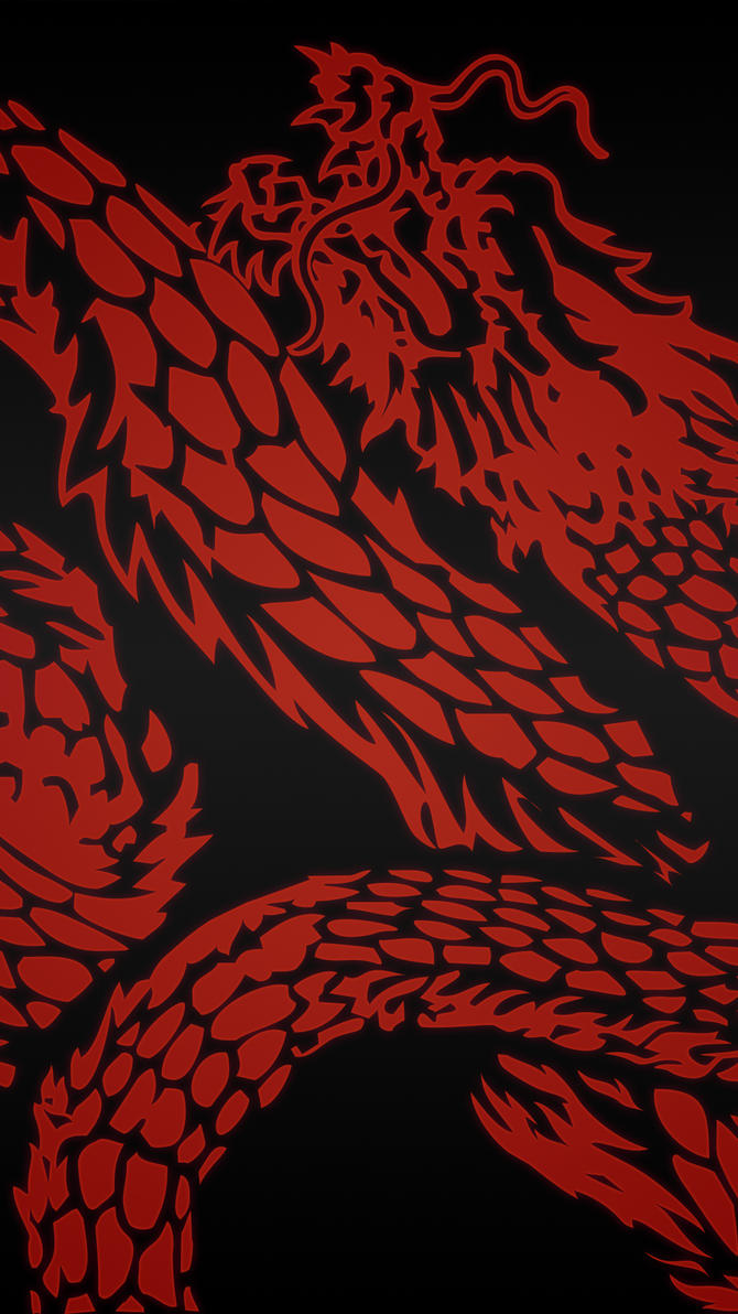 Sleeping Dogs: Dragon Phone Wallpaper (Red) by edfa on DeviantArt