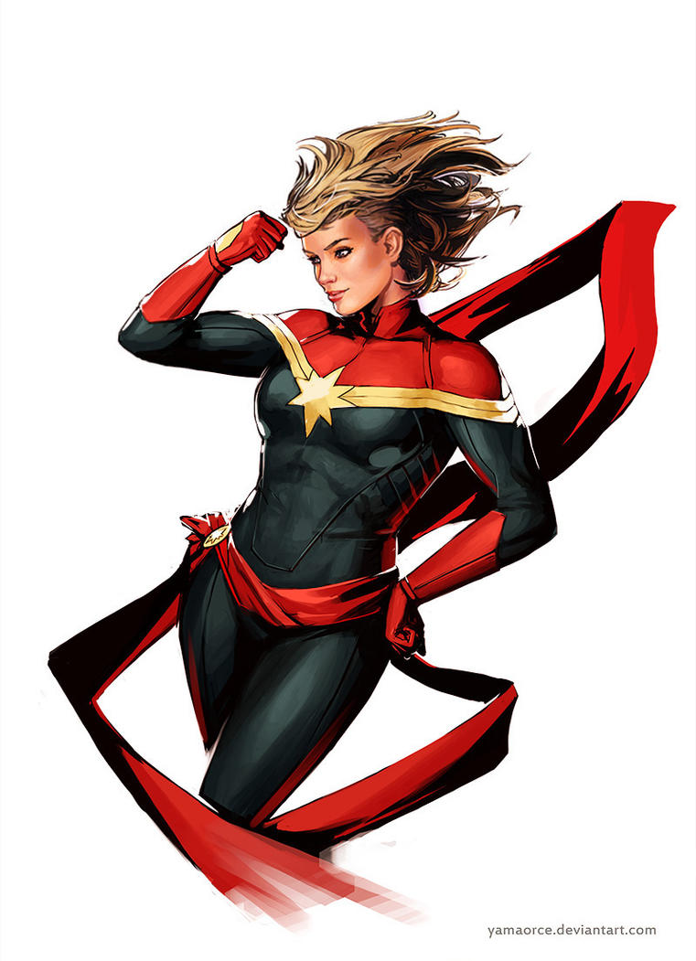 Captain Marvel by YamaOrce