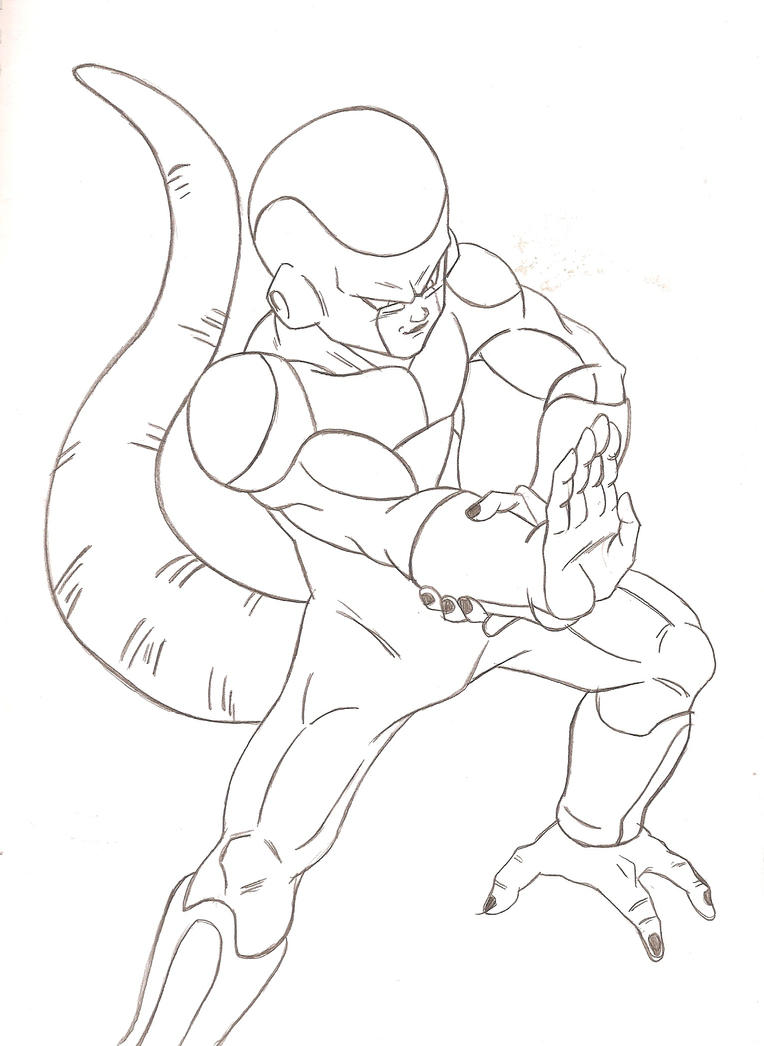 dbz coloring pages frieza - photo #27