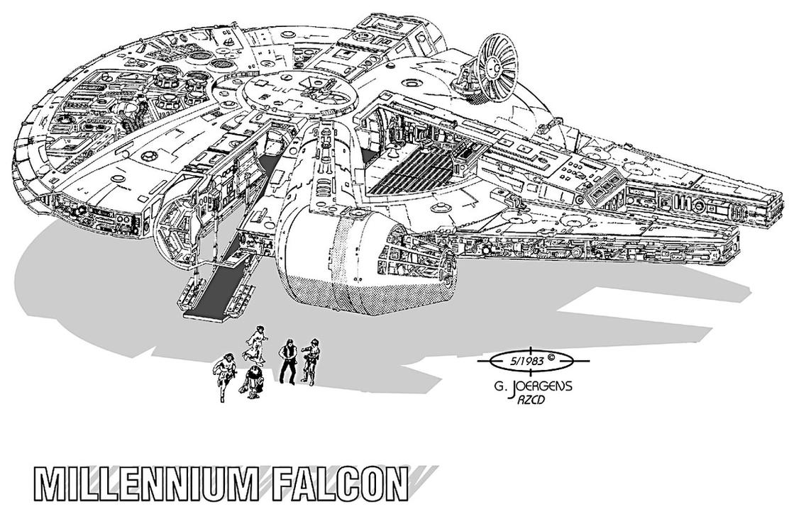 Star Wars Millennium Falcon by Paul Muad Dib