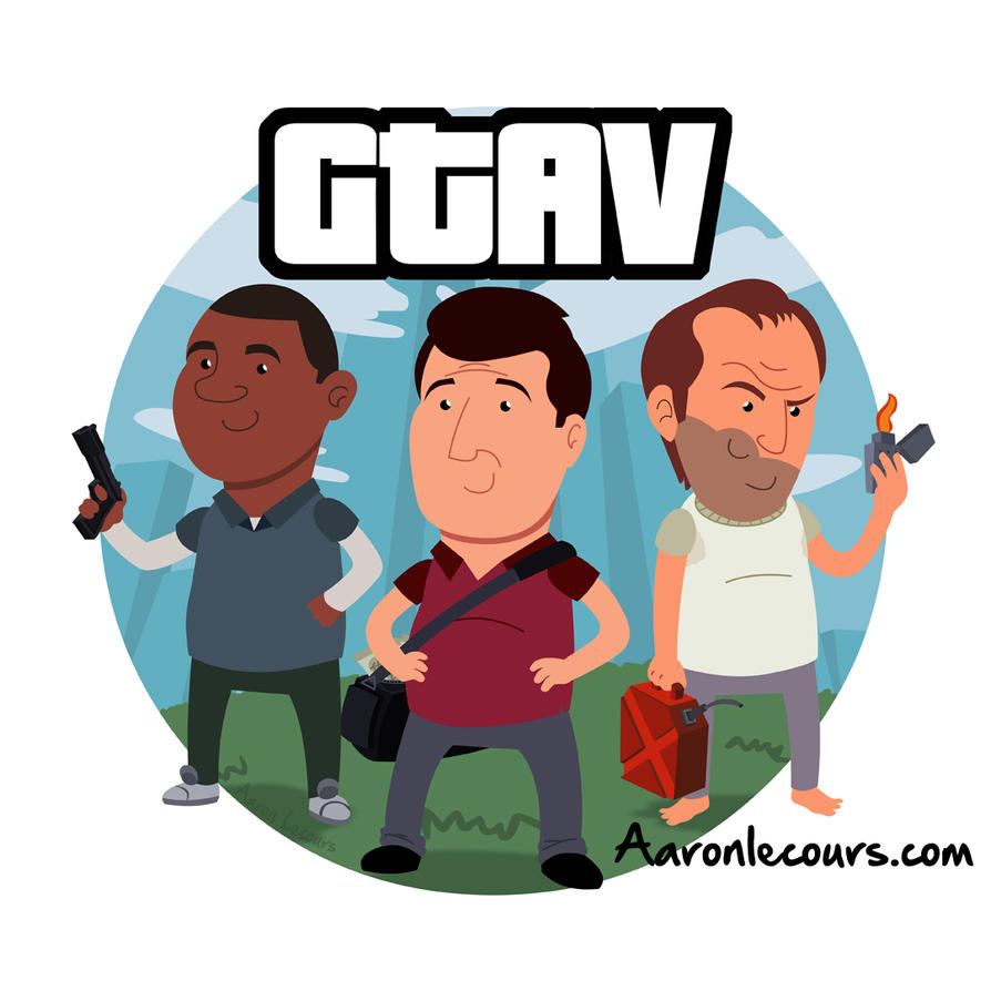 Grand Theft Auto V Cartoon by AaronLecours on DeviantArt