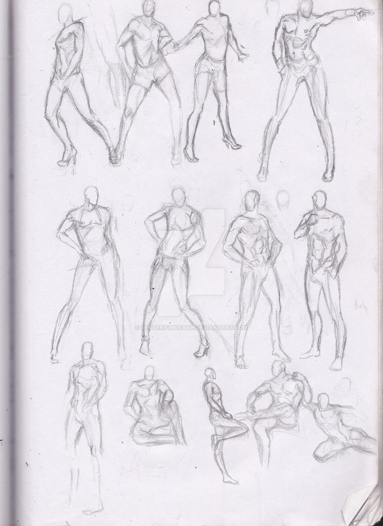 Sketches : Body Studies Male in Heels by Betterifimdeath on DeviantArt