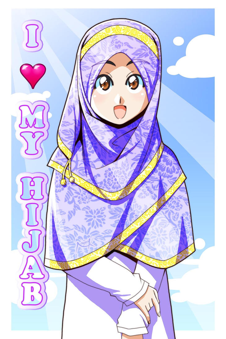 60 Gambar Kartun Lucu Hijab Terbaru