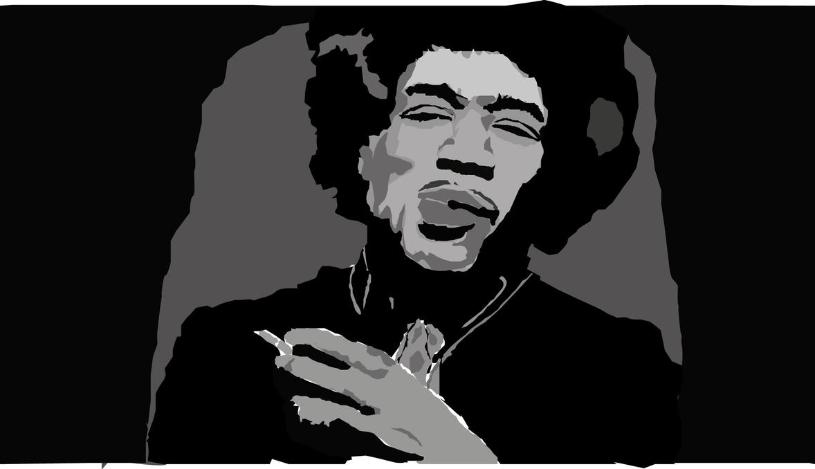 Jimi Hendrix Vector by Dobrowisch on DeviantArt