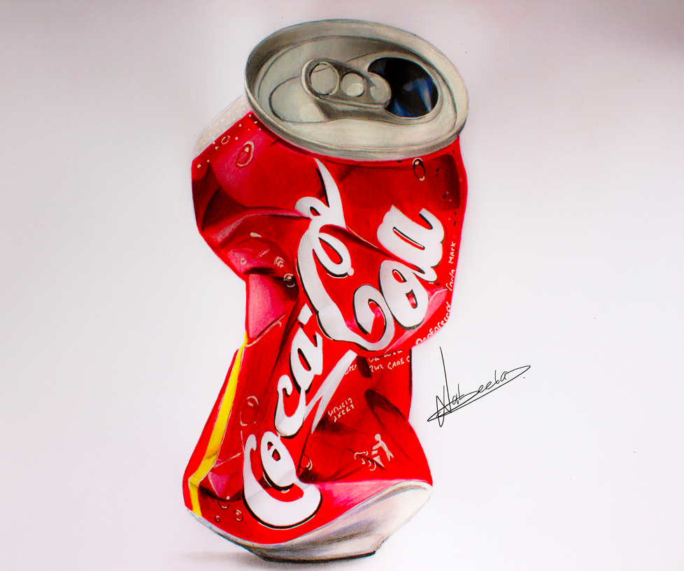 Coca Cola Can Drawing by Artatyourservice on DeviantArt
