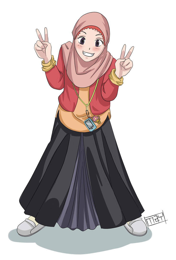  Gambar Kartun Muslimah Perawat Gambar Kartun 