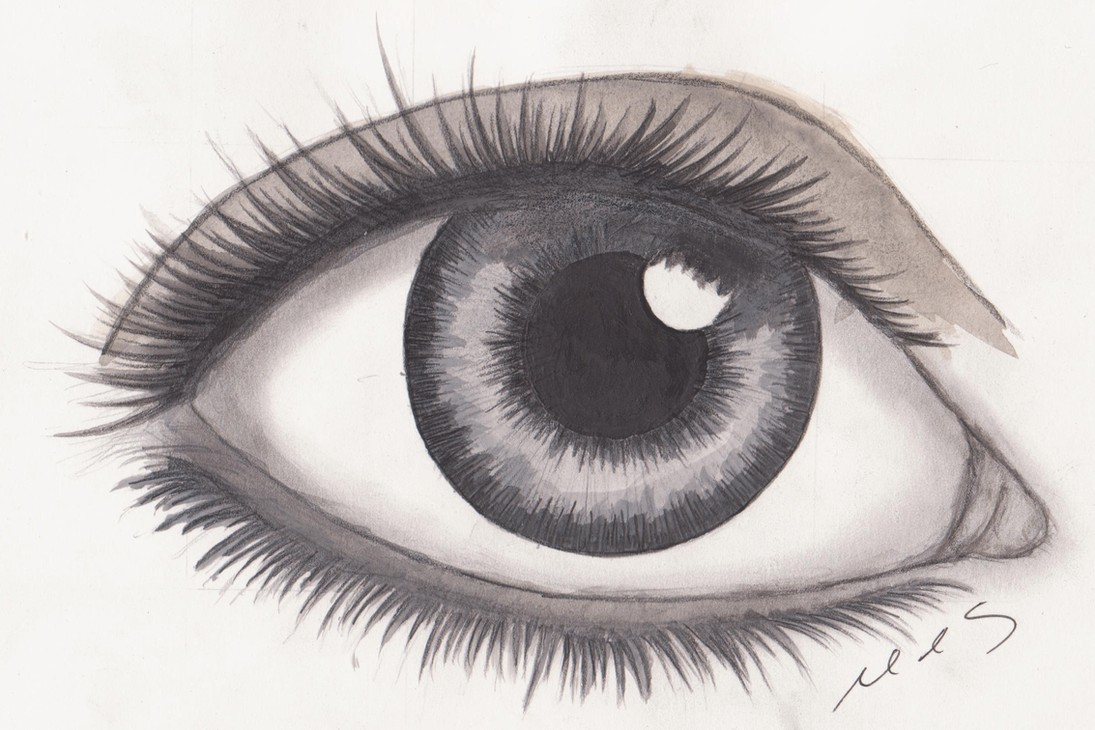 Realistic Eye Drawing by mhylands on DeviantArt