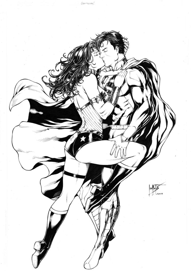 Superman and Wonder Woman by Leomatos2014 on DeviantArt