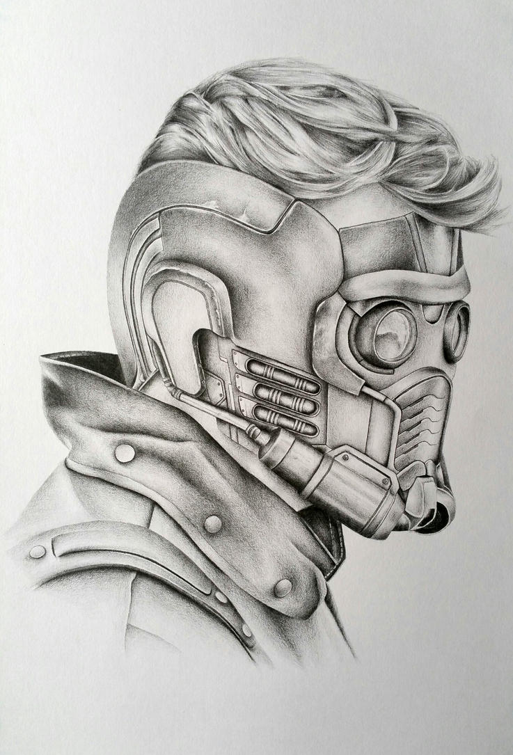 Different versions of Star-Lord to draw