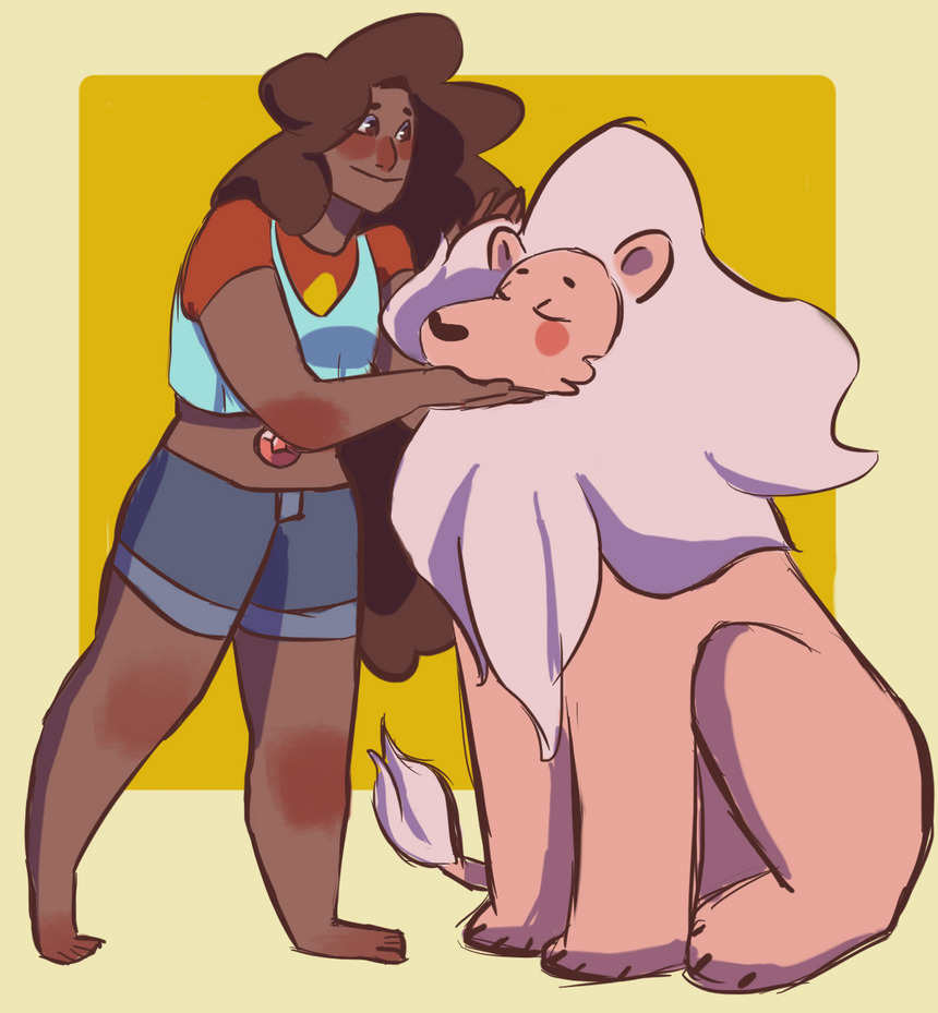 A very messy sketch of these cuties since I'm bingeing Steven Universe.