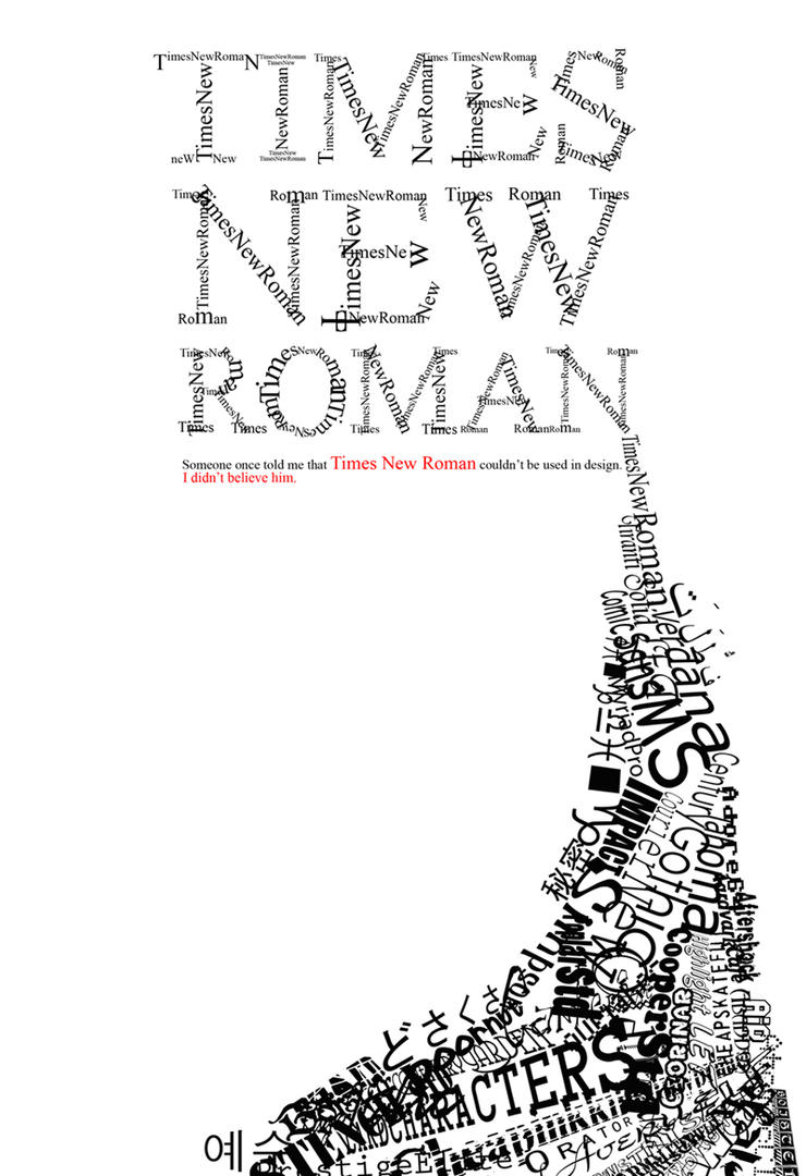 Times New Roman by Bladenhart on DeviantArt