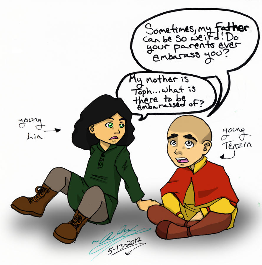 Young Lin and Young Tenzin by WickedGhoul on DeviantArt