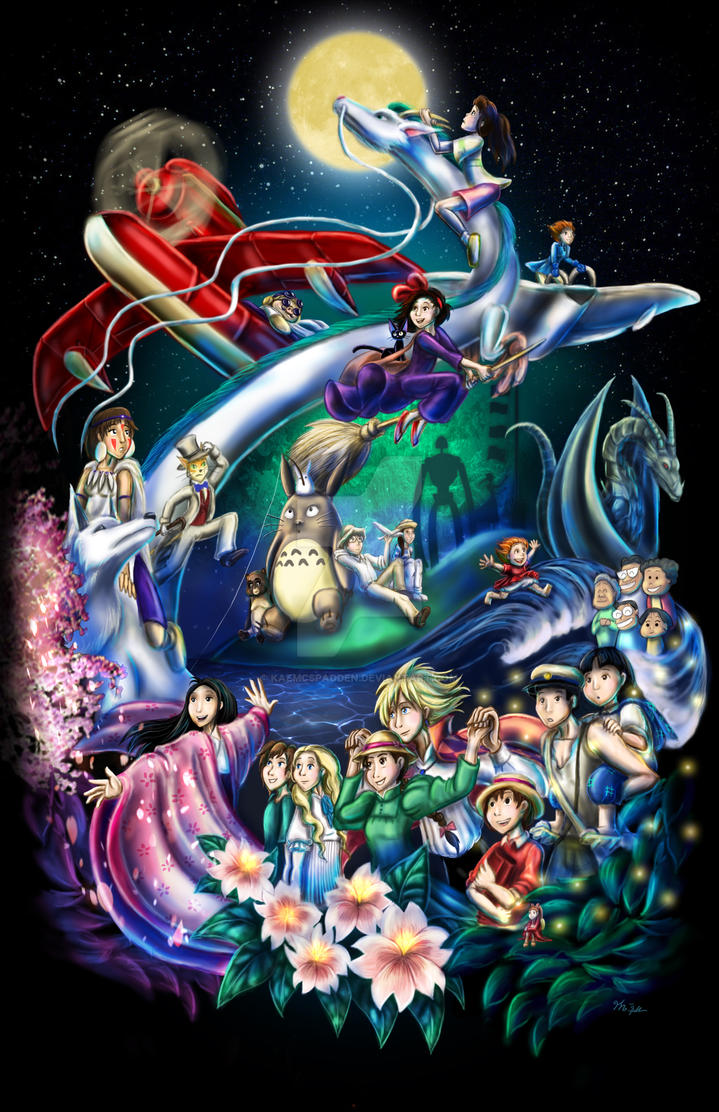 Studio Ghibli by KaeMcSpadden on DeviantArt