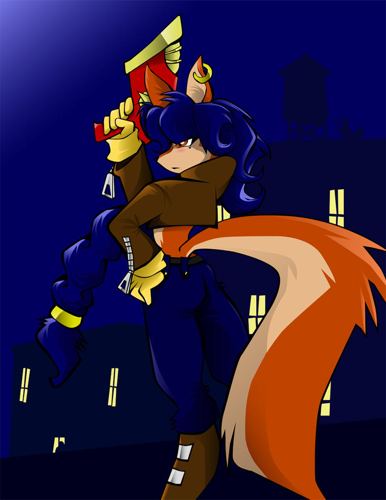 Sly Fox and Carmelita Krystal - Commission by Foxsion on DeviantArt