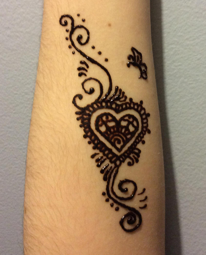 Swirly Heart Henna by IFADEU337 on DeviantArt