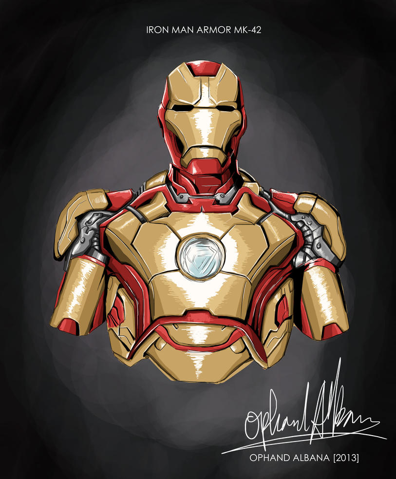 Iron Man MK 42 By Ophanda On DeviantArt