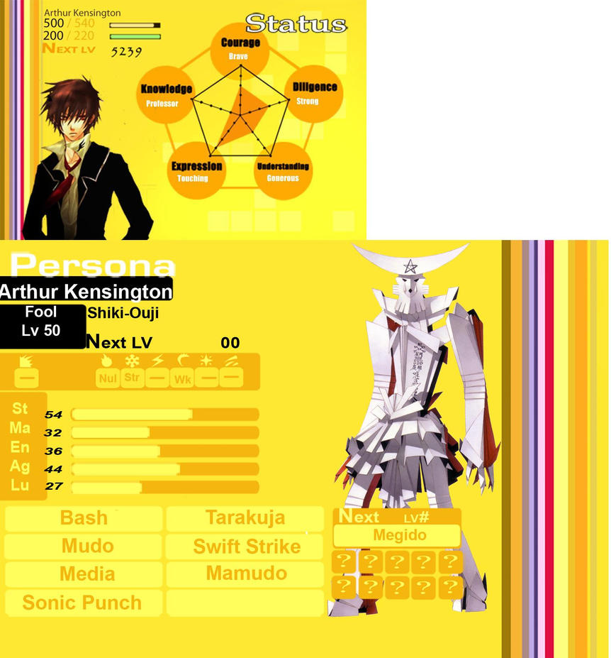 Persona 4 OC: Arthur -Redone- by SuperNyx on DeviantArt