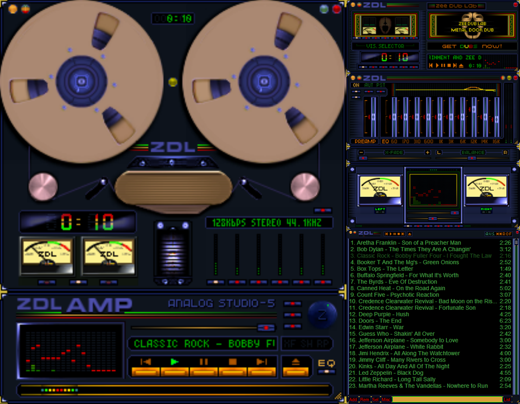 winamp a text message overlay in games