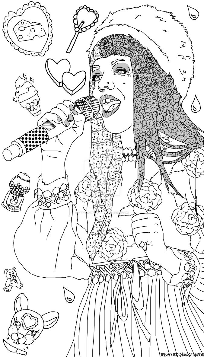 Melanie Martinez Cry Baby Coloring Book Pages Thousand of the Best