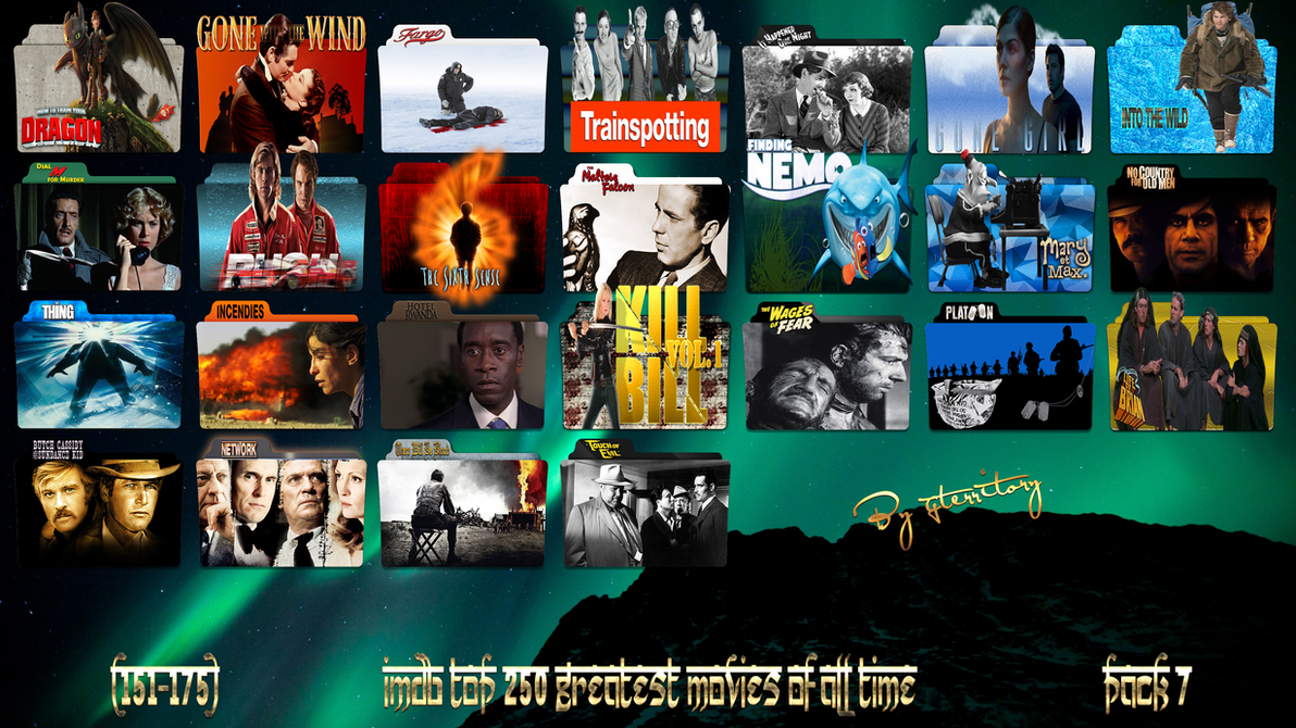 IMDB Top 250 Greatest Movies Of All Time-Pack 7 by gterritory on DeviantArt