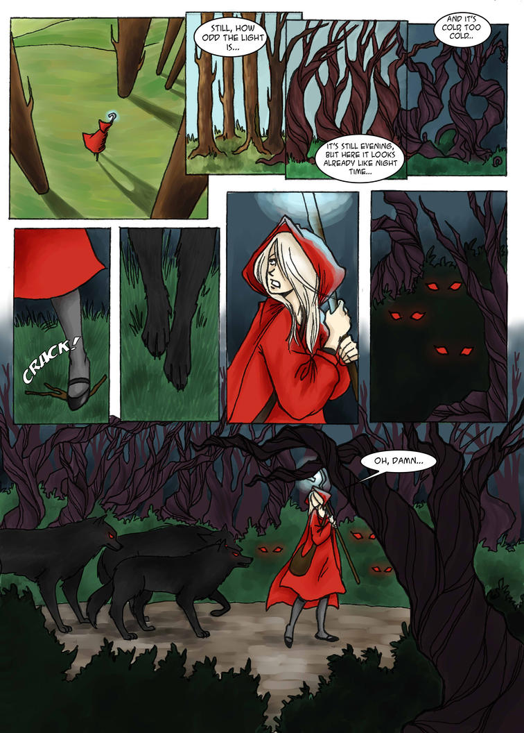 Red Riding Hood comic pg2 by LilyScribbles on DeviantArt
