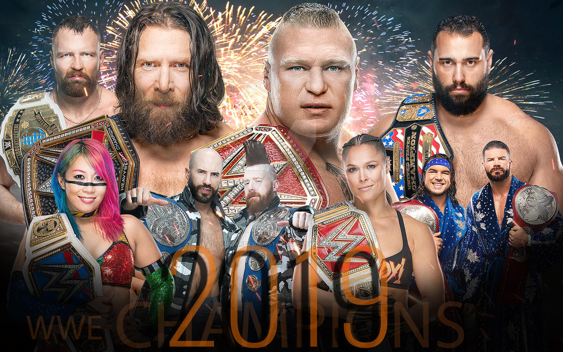 WWE Champions of 2019 New Wallpaper by mikelshehata on DeviantArt