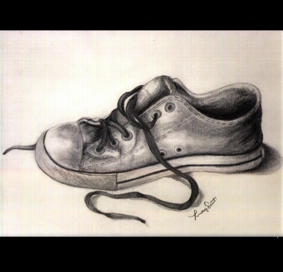 Shoe Drawing by lyndseyevelyn on DeviantArt