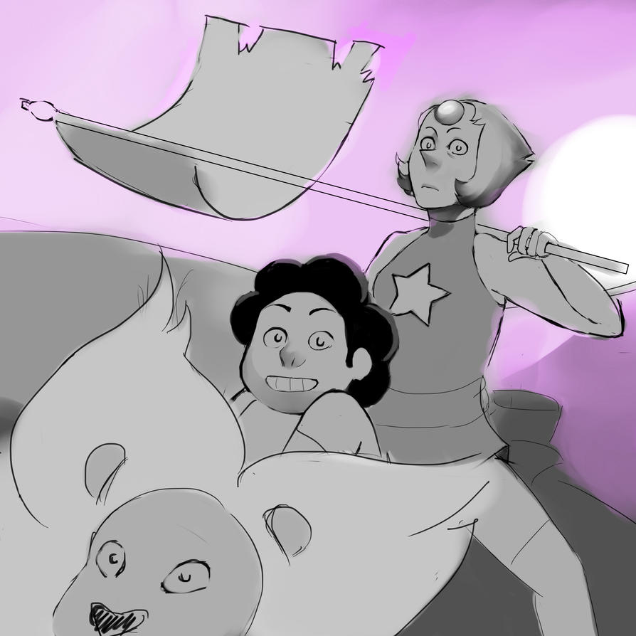 Loved this episode and didnt have time to work on it... until now (sorry for all the WIPs) -------------- Steven Universe Paint Tool Sai