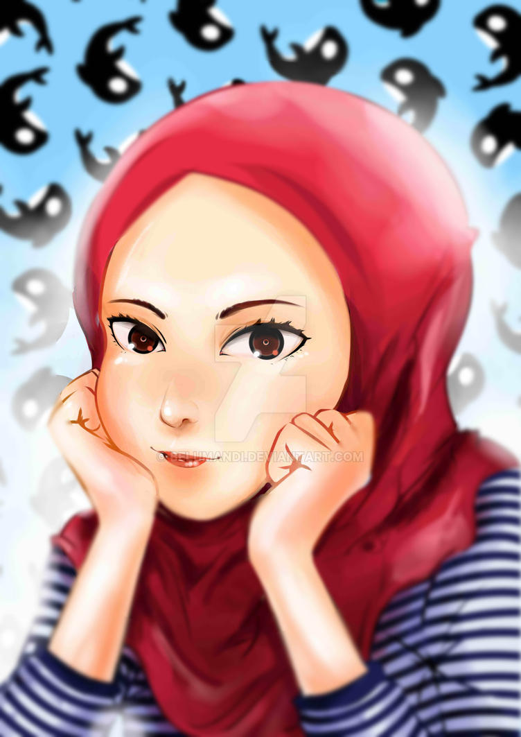 Cute Hijab Girl by belumandi on DeviantArt