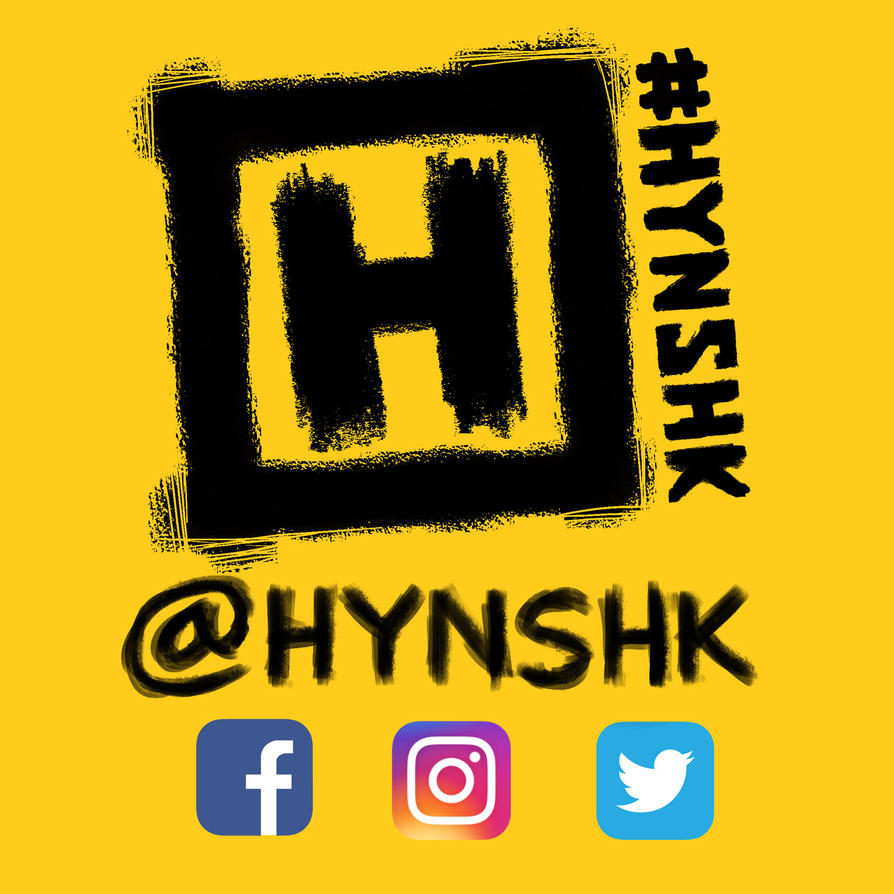 Follow Me on Social Media! @HYNSHK #hynshk by DHK88 on DeviantArt