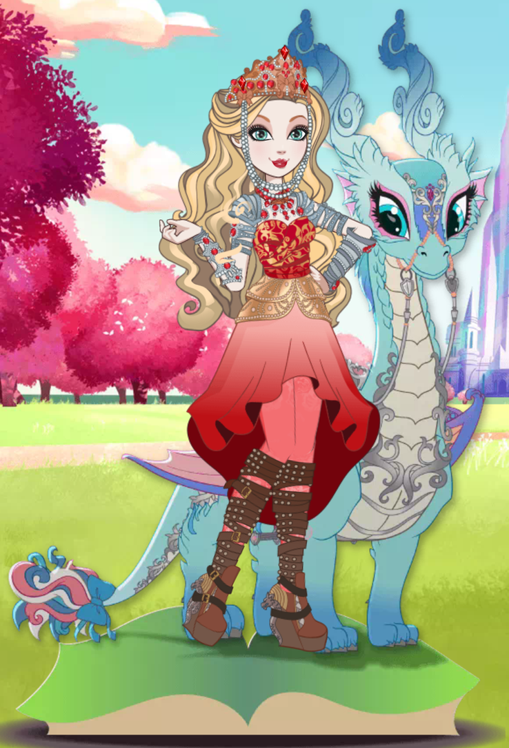 Ever After High Dragon Games Apple White by unicornsmile