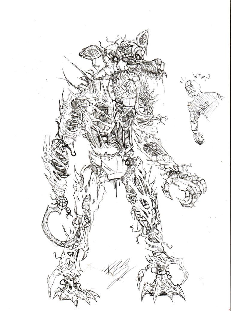 The Gallery - Page 11 Nightmare_foxy_the_necromorph_desing_sketch_by_edgar_games-dbf7i0t