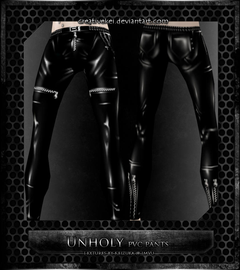 [IMVU product] Unholy PVC Pants by creativeKei on DeviantArt