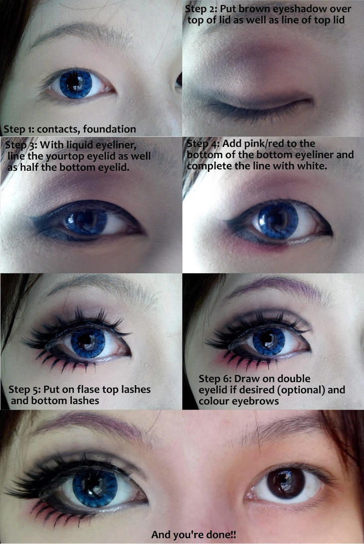 Cosplay Eye Makeup Tutorial By Wenqiann On DeviantArt