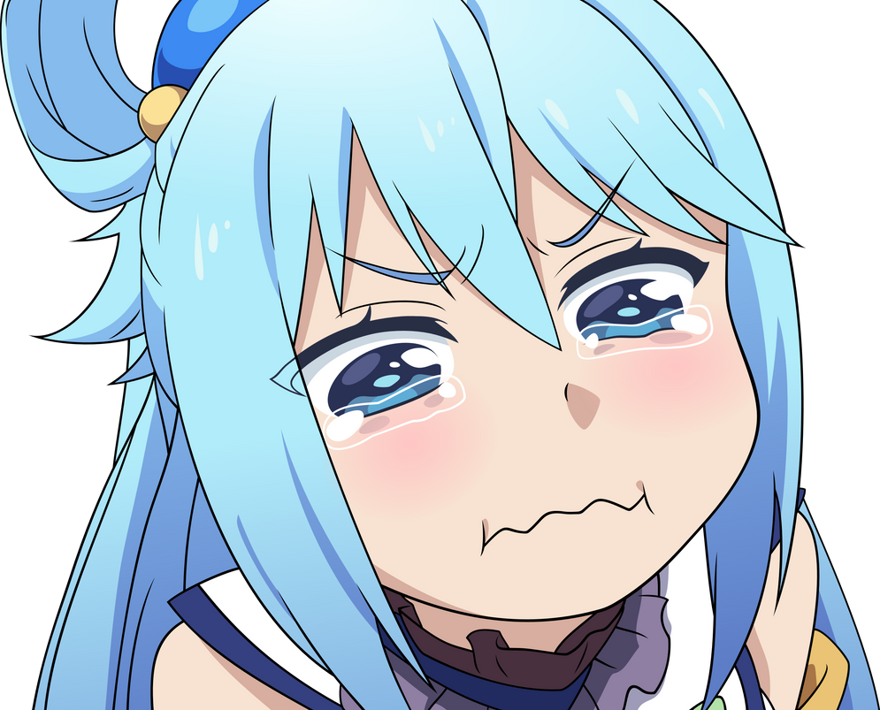 Vector: Crying Aqua by The-Old-Y on DeviantArt
