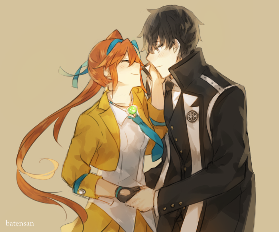 Ace Attorney: Athena and Young Blackquill by batensan on DeviantArt