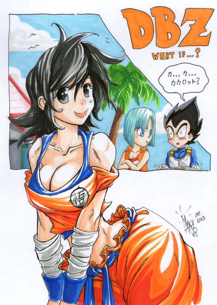 Cómo se verían Goku y Vegeta si fueran mujeres?