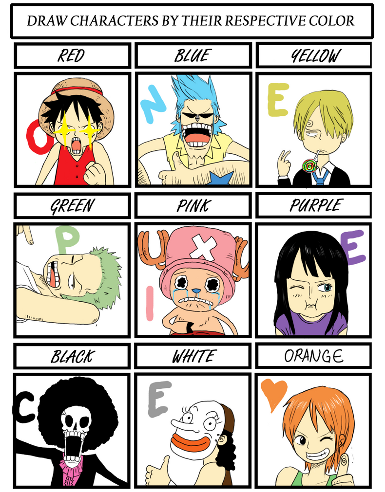 One Piece Color Meme By JERRYABISTADO On DeviantArt