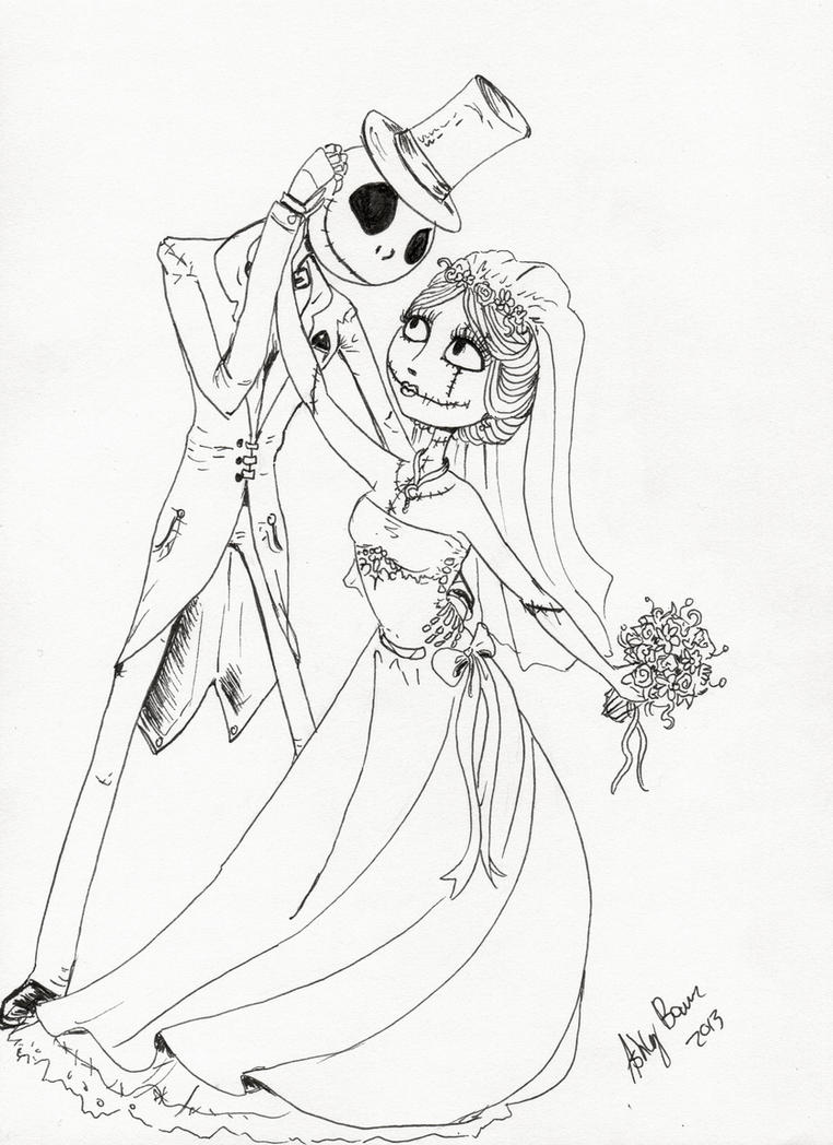jack and sally love by Angel2489