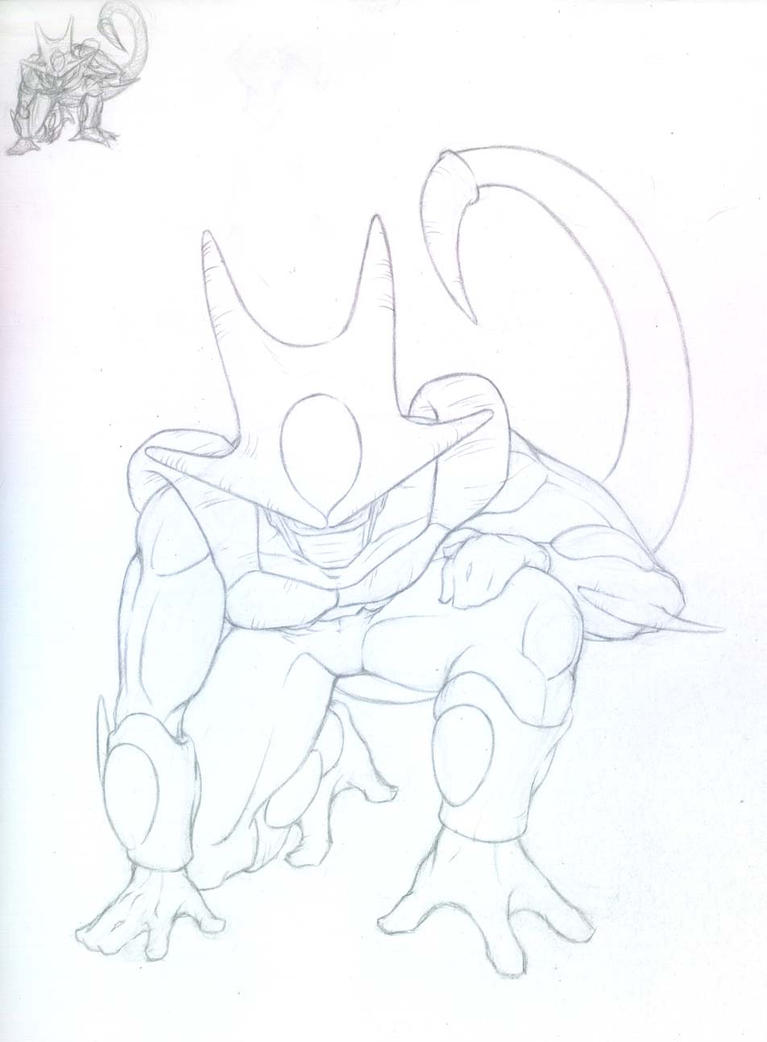 how to draw cooler from dragonball z
