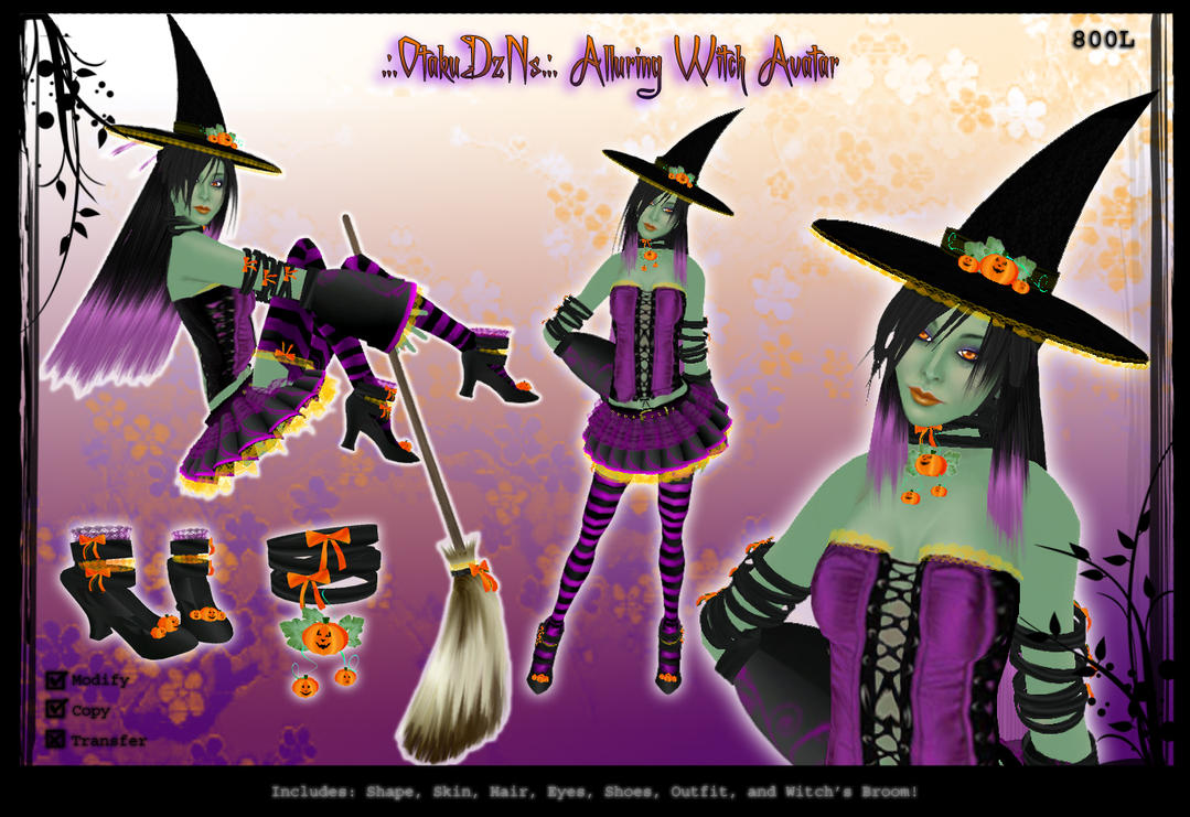My Alluring Witch Avatar by EmilyCammisa on DeviantArt