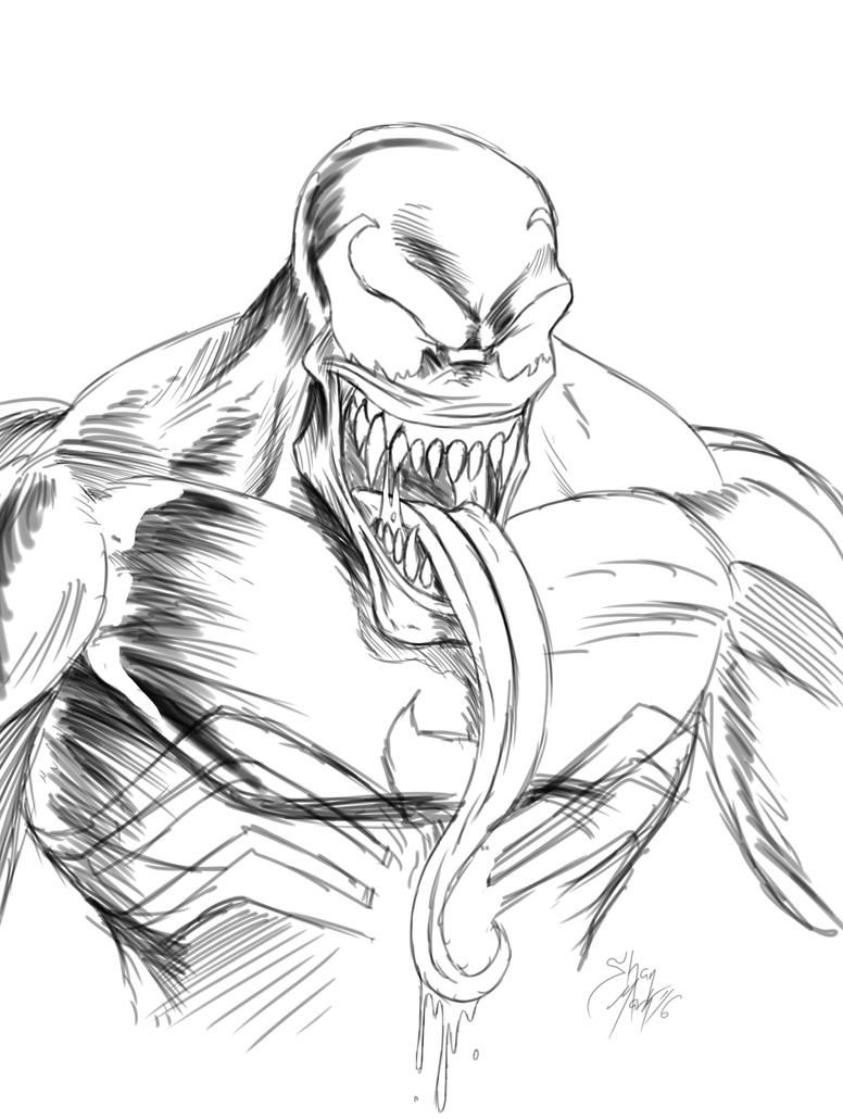 Lets Draw: Venom by Dranos on DeviantArt