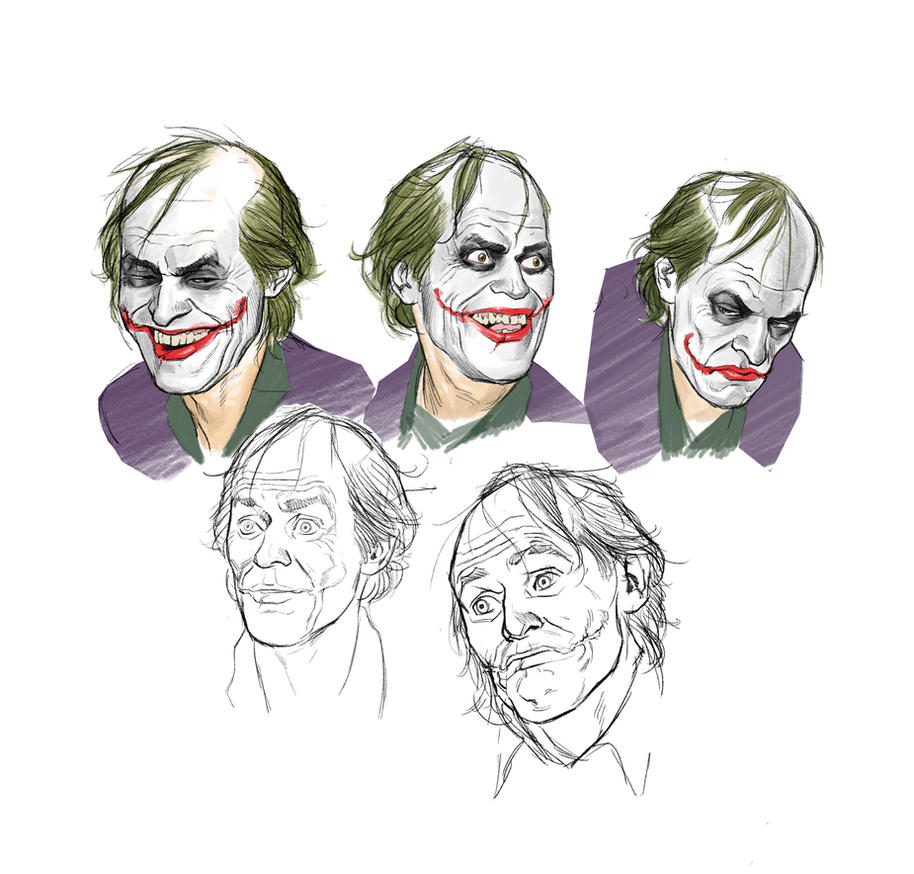 Willem Dafoe as The Joker by angryrooster on DeviantArt