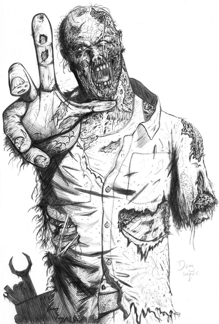 Koleksi Gambar Gambar Kartun Zombie Keren Terbaru 2018 Sapawarga