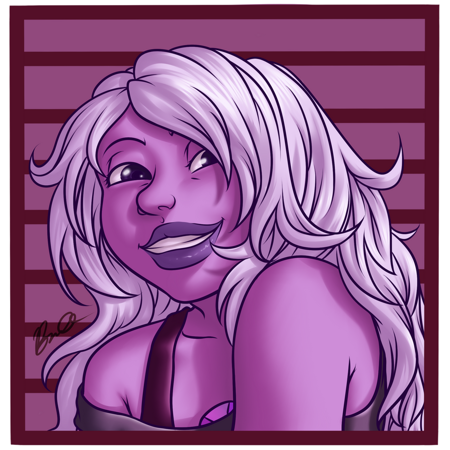 Yaaaaay finally Amethyst is done XD I’m only doing these three as portrait things because I’m tired of them but I’ll probably do other characters as sketches or something idk uwu ...