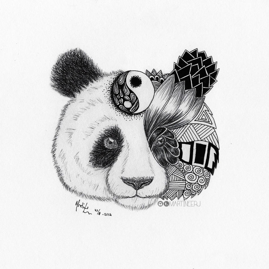 panda drawing by martiinej dafgj0p