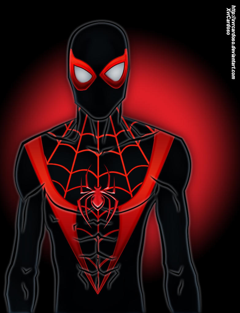 Ultimate Spider-Man Miles Morales Variant suit by xvrcardoso on DeviantArt