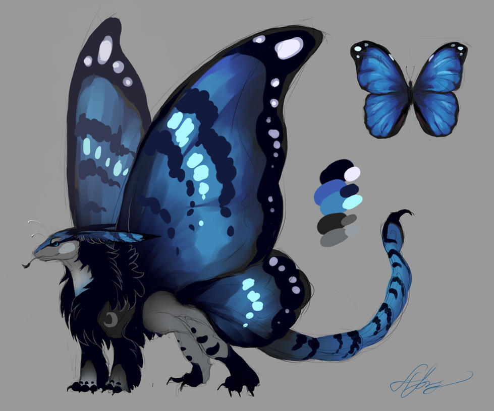 Butterfly-dragon by Night-Owl-23 on DeviantArt