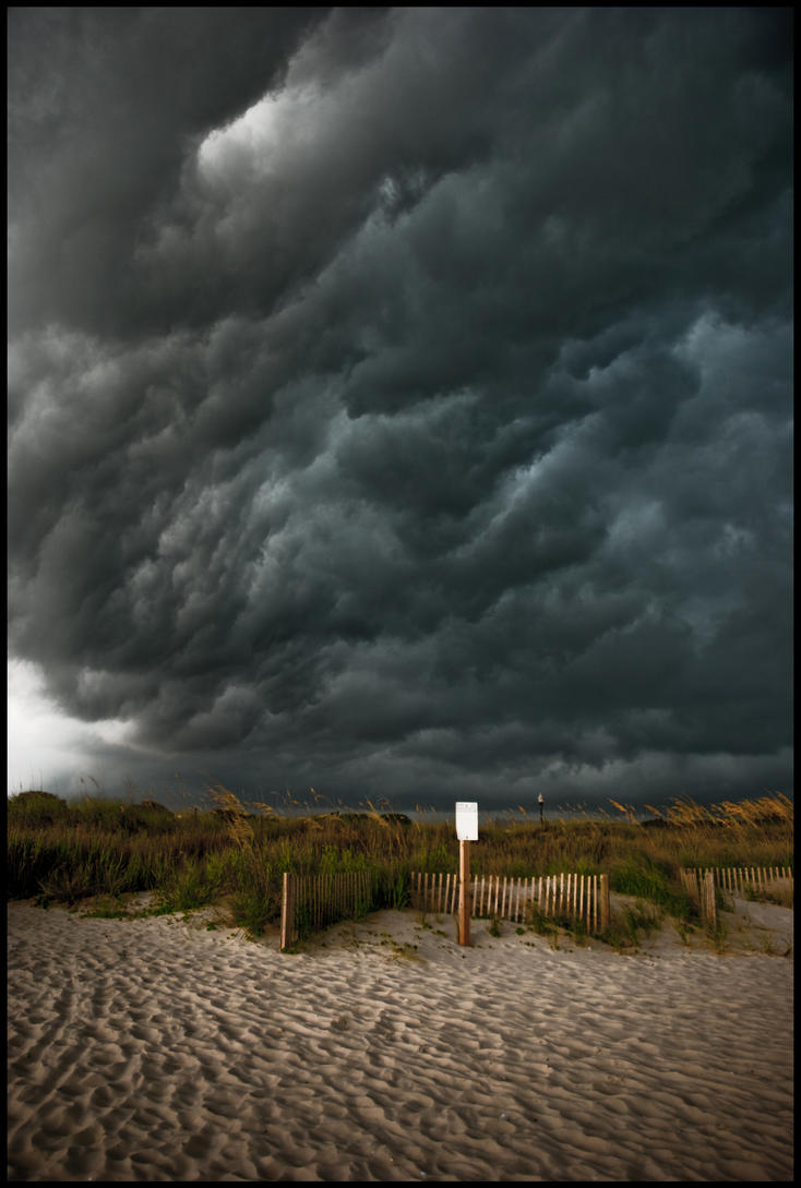 Beach Storm by Misher