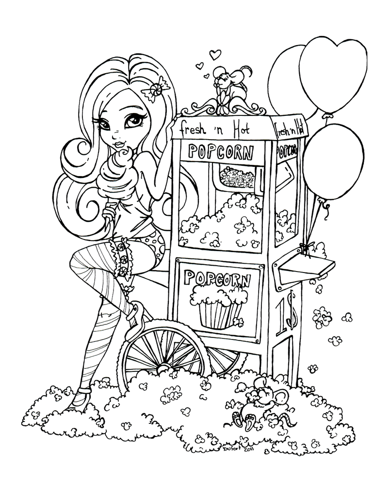 Sexy Pin Up Girl Coloring Pages | Thousand of the Best printable